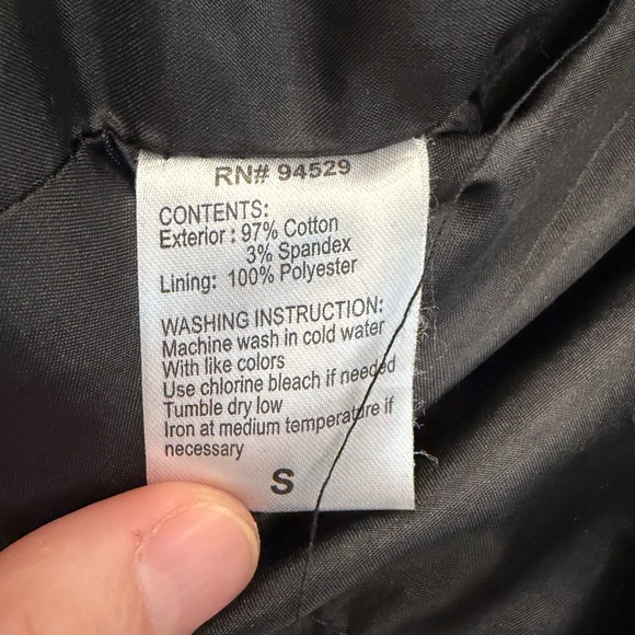 Rare Vintage DB Sport Jacket Women's Small Embroidered Black Blazer Floral - Picture 13 of 13